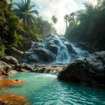 Termales Aguas Hirviendo. Un Baño De Relax
