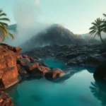 Termales Aguas Termales. Un Baño De Relax