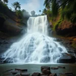 Termales Cascada Termal Más Alta De Colombia. Un Baño De Relax