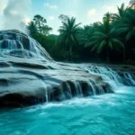 Termales Cascada Termales. Un Baño De Relax