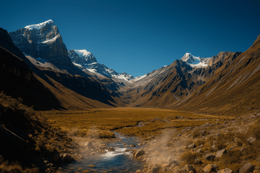 Zona de la Cordillera Oriental y Altiplano Boyacense (Paipa, Floresta, Tibasosa) en Colombia