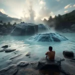Termales Agua Hirviendo. Un Baño De Relax