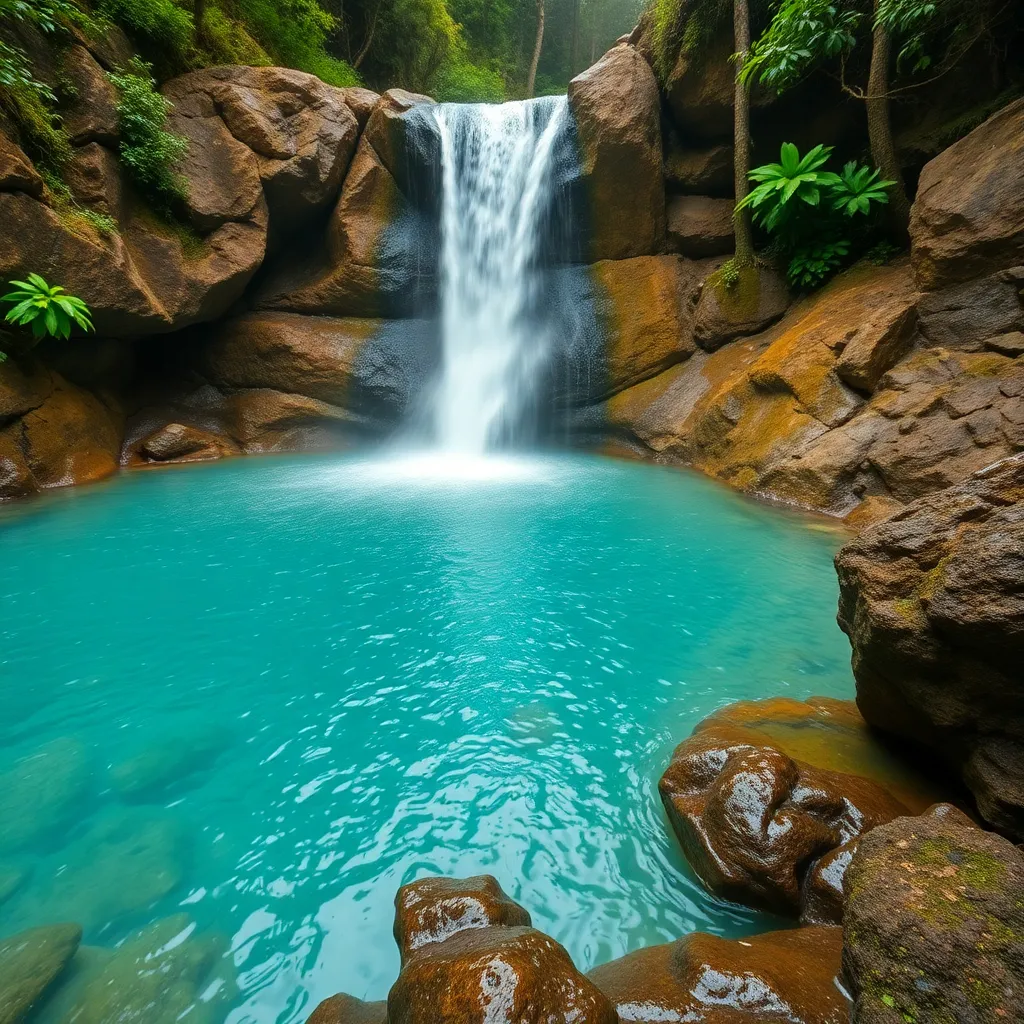 Negocio Cascada Aguas Termales